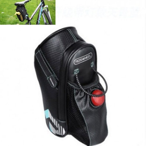 Bicycle Bag Riding Water Bottle Tail Bag Waterproof Mountain Bike Rear Bag, Style:Upgraded Models(Light Blue)