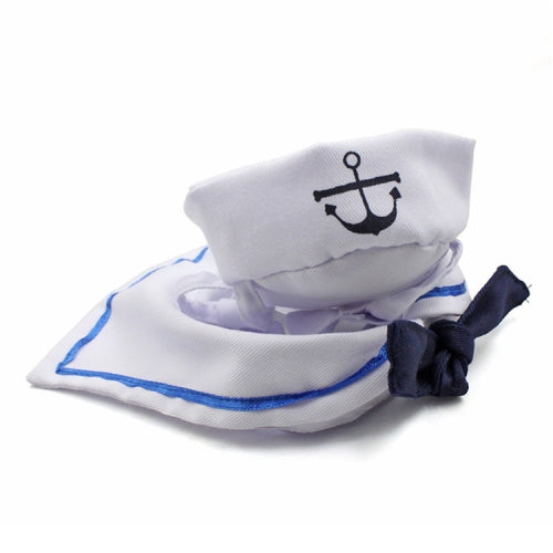 Pet Clothing Dog Cat Hat Sailor Suit Nautical Suit, Size:One Size