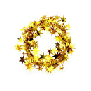 5m Christmas Rattan Five-pointed Star Color Christmas Decoration(Gold)