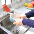 2 PCS / Set Hollow Cleaning Cloth Silicone Cleaning Cloth Dish Cloth