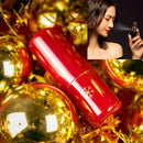 Lipstick Style Handheld Mini FacialHydration Instrument Moisture Meter Automatic Alcohol Sprayer(Red)
