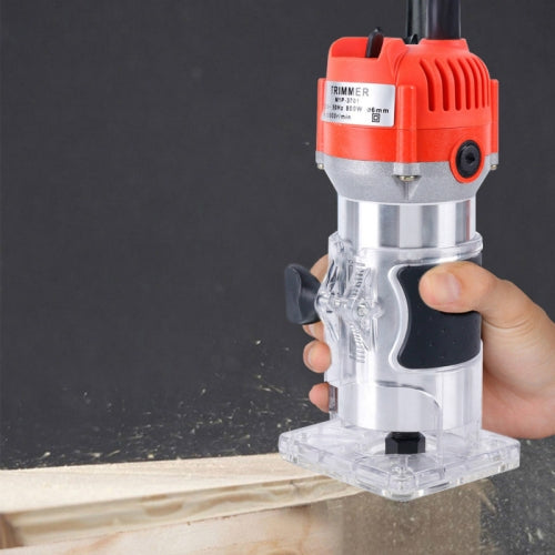 H-6 Woodworking Electric Trimming And Slotting Engraving Machine, Plug Type:AU Plug