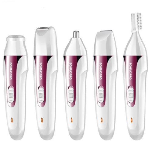 SONAX PRO Ladies Multifunctional Rechargeable Washing Professional Eyebrow Trimmer Epilator(Purple)