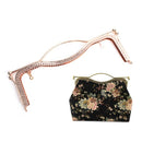 10 PCS 20.5cmConcave Waist Embossed Lip Handle Luggage Hardware Accessories, Color:Light Gold