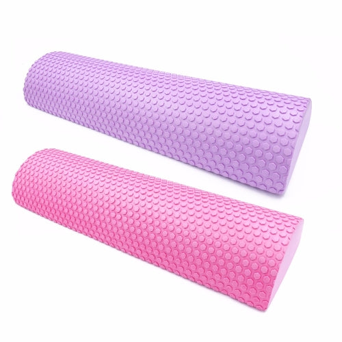 Half-round Foam Shaft Half Balance Shaft Fitness Massage Shaft Yoga Column, Random Color Delivery(60 x 15cm)