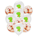 Birthday Party Dinosaur Latex Sequin Balloon Party Atmosphere Decoration Dinosaur Set, Style:Dinosaur Champagne Gold Glitter