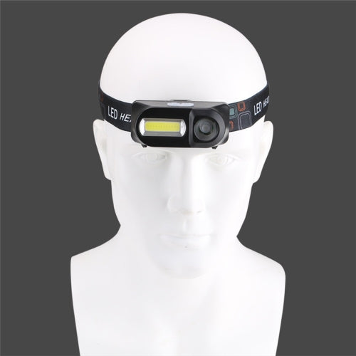 Outdoor camping Portable mini XPE+COB LED Headlamp USB charging Fishing headlights flashlight