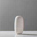 4 PCS Creativity Simple White Vases Ceramic Vases Home Decoration, Size:Medium