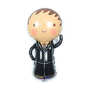 5 PCS Wedding Room Decoration Balloon Valentine Wedding Dress Aluminum Balloon, Size:Small Bride