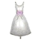 5 PCS Wedding Room Decoration Balloon Valentine Wedding Dress Aluminum Balloon, Size:Medium Wedding Dresses