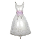 5 PCS Wedding Room Decoration Balloon Valentine Wedding Dress Aluminum Balloon, Size:Large Wedding Dresses