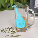 Tea Infuser Teapot Filter Elephant Silicone Tea Leaves Strainer(Blue)