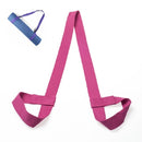 Cotton Rope Yoga Mat Strap Multifunctional Strapping Strap, Color:Rose Red