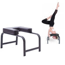 Yoga Auxiliary Inverted Stool Multifunctional Inverted Chair Yoga Fitness Chair(Brown)