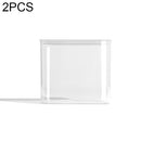 2 PCS Kitchen Transparent Sealed Cans with Lid Fresh-keeping Box, Size:Large(Beige)