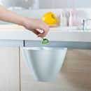 Kitchen Cupboard Back Garbage Bin Cabinet Door Garbage Trash Storage Hanging Trash Rack(Grey)