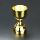 Stainless Steel Wine Measurer Ounce Cup Mixing Measuring Cup, Color:Tyrant Gold