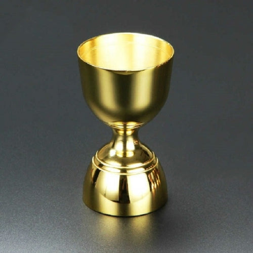 Stainless Steel Wine Measurer Ounce Cup Mixing Measuring Cup, Color:Tyrant Gold