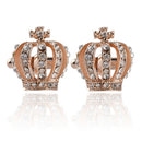 Fashion elegant ladies Crown Cufflinks(Gold)