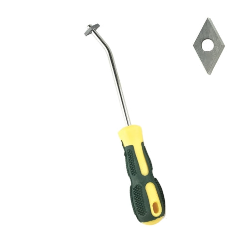 Tile Joint Cleaning Tool Alloy Joint Taper Tungsten Steel Slotting Device, Style:No. 2 Head