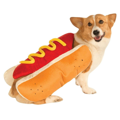 Hot Dog Style Pet Dog Cat Halloween Party Costume Clothes, Size:L