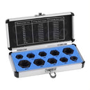 10 In 1 Damaged Nut Bolt Extractor Sleeve Hex Nut Removal Tool, Style:Low Style