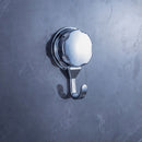 4 PCS Suction Cup Hook Bathroom Kitchen Sticky Hook Coat Hook(Silver)