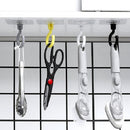 20 PCS Rotatable Hook Wall Cupboard Door Coat Hook Ceiling Sticky Hook(Color Random Delivery)