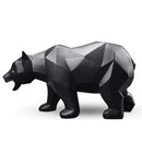 Geometric Resin Craft Ornament Accessories Furnishing Bear Statues
