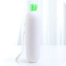 Portable Toothbrush Cup Brush Radish Outdoor Wash Travel Tooth Box with Cover Cap(White)