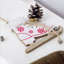 2 PCS Christmas Home Decoration Supplies Creative Skates Pendant, Color:White
