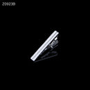 2PCS Men tie clip silver fashion simple short male collar(Z0923B)