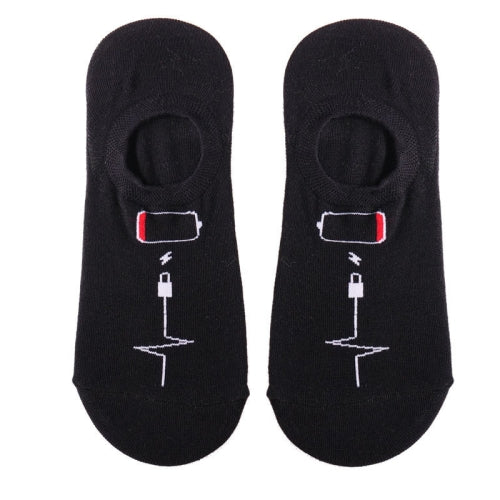 Couple Cotton Personality Invisible Boat Socks Sports Trendy Unisex Socks(Charge)