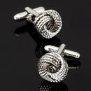 Silver Cufflinks Men Wedding Shirt Cufflinks