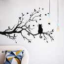 Twig Bird Carved Wall Sticker Bedroom Children Room Background Decoration Sticker
