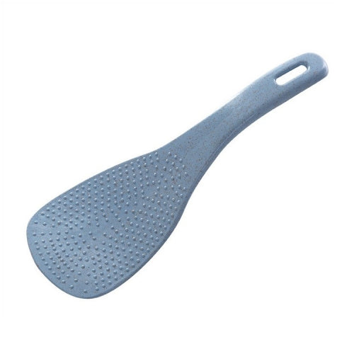 Wheat Straw Non Stick Household Rice Spoon(Blue)