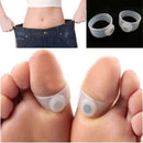 1 Pair Magnetic Therapy Slimming Products Silicone Foot Magnetic Toe Rings