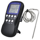 2 PCS Digital Food Probe Oven Electronic Thermometer Timer Temperature Sensor