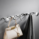 Coat Rack Wall-mounted Towel Rack Simple Hanger Coat Hook(Chrome)