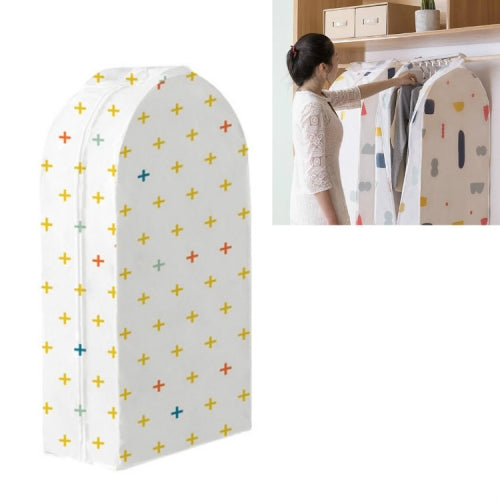 2 PCS Three-dimensional Hanger Pocket Wardrobe Coat Hanger Pocket Dust Cover, Size:Small(Plus Sign)
