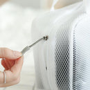 8237 Portable Travel Waterproof Wash Makeup Storage Bag(Gray Zipper)