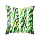 Tropical Plants Pillow Case Polyester Decorative Pillowcases Green Leaves Throw Pillow Cover Square 45CM x45CM(26)