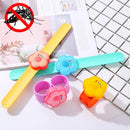 4 PCS Outdoor Portable Cartoon Mosquito Repellent Bracelet Anti-mosquito Snap Ring, Style:Flowers
