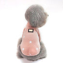 Pet Fall and Winter Five-pointed Star Pattern Sweater Pet Warm Clothes, Size:XXL(Pink)