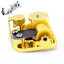 Eight-tone Gold-plated Bar Repair Parts DIY Sky City Paperback Music Box(the Moon Represents My Heart)