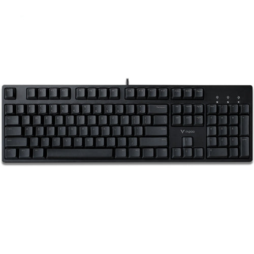 Rapoo V860 Desktop Wired Gaming Mechanical Keyboard, Specifications:104 Keys(Red Shaft)