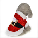 Christmas Dog Clothes for Small Dogs Santa Dog Costume Winter Pet Coats, Size:S(Red)
