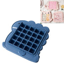 Creative Cute Cartoon Animal Shape Ice Grid Summer Homemade Children DIY Juice Popsicle Mold, Style:Dinosaur(Blue)
