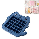 Creative Cute Cartoon Animal Shape Ice Grid Summer Homemade Children DIY Juice Popsicle Mold, Style:Kitten(Blue)