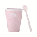 FaSoLa DIY Homemade Shattered Smoothie Cup Milk Shake Popsicle Ice Cream Mould(Lotus Color)